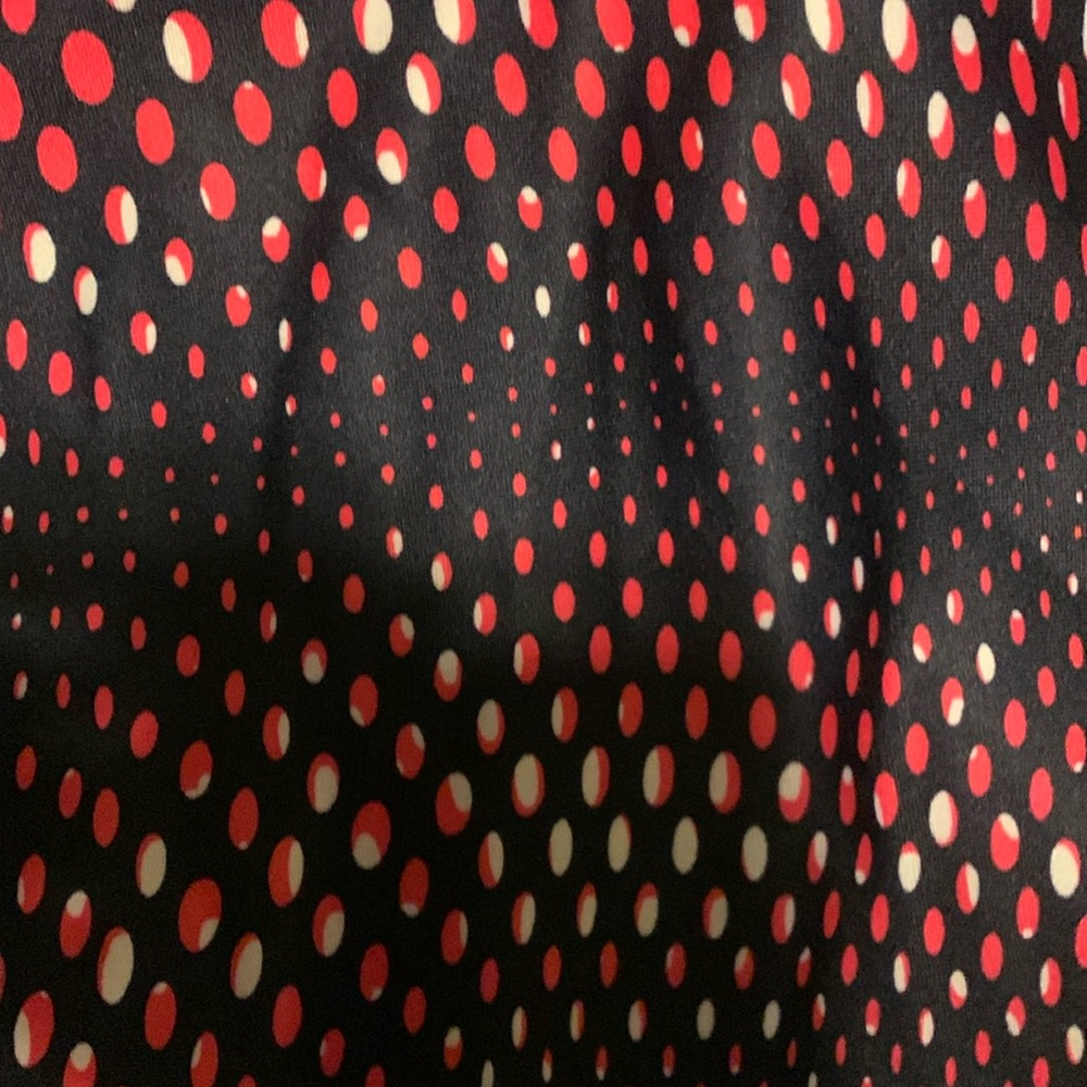 under armor workout leggings, pink blue and white size M